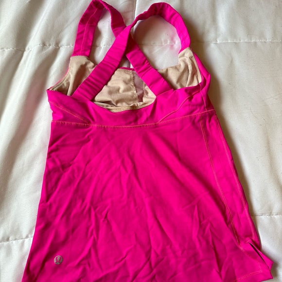Lululemon tank top hot pink - Picture 2 of 2